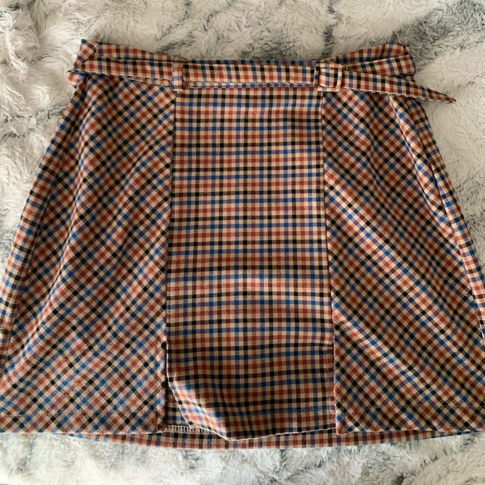 LOTTIE MOSS X PAC SUN PLAID SKIRT